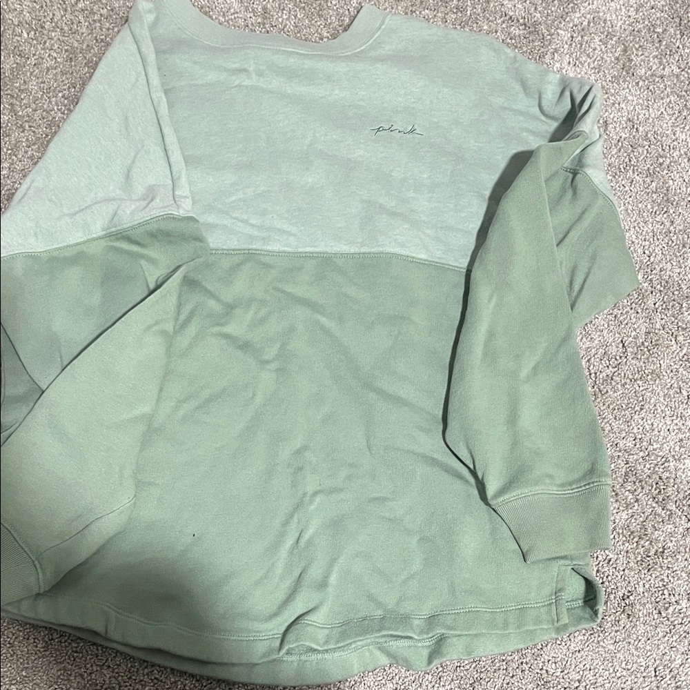 PINK Victoria's Secret Mint Green Sweatshirt